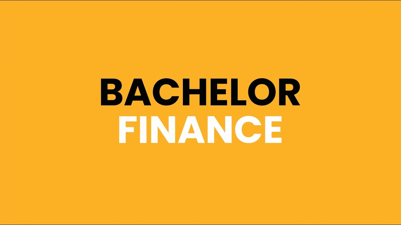 Bachelor Of Finance Youtube