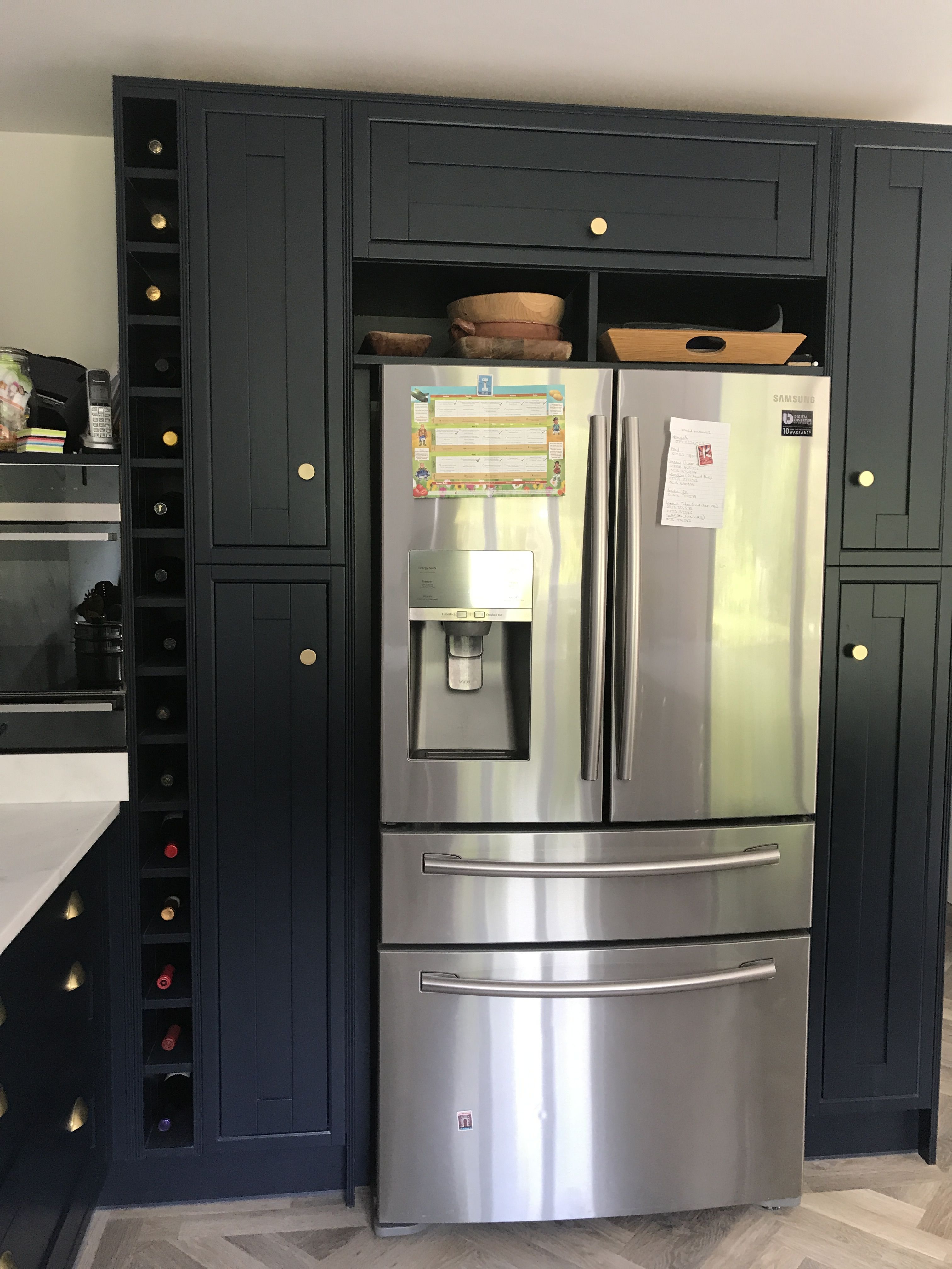 Built In American Fridge Freezer With Drawers Kitchen Appliances