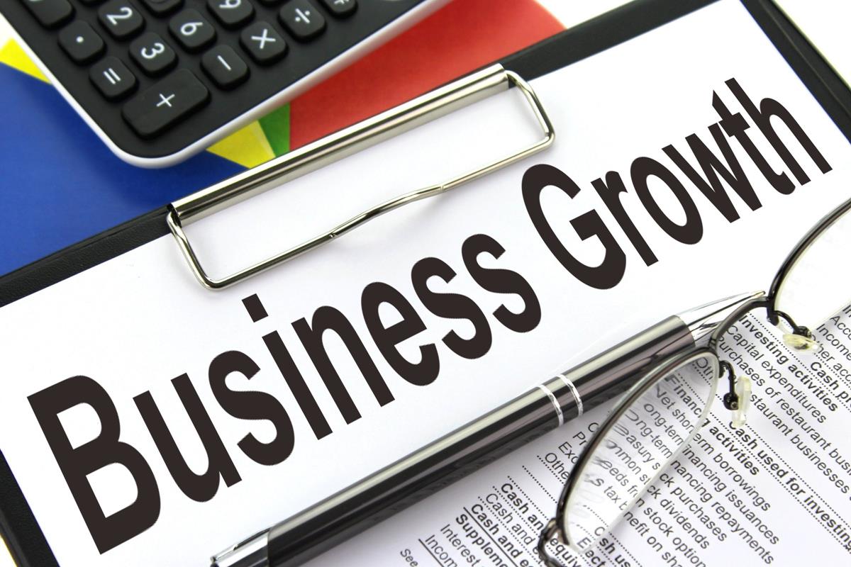 Business Growth Clipboard Image