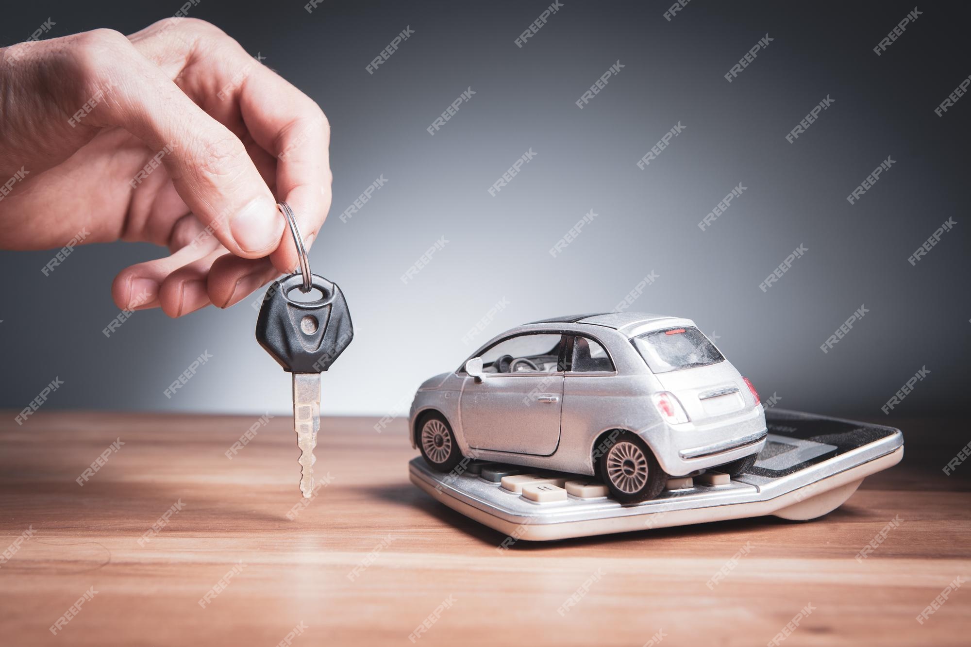 Car Costs And Financing Car Keys Car And Calculator Stock Image