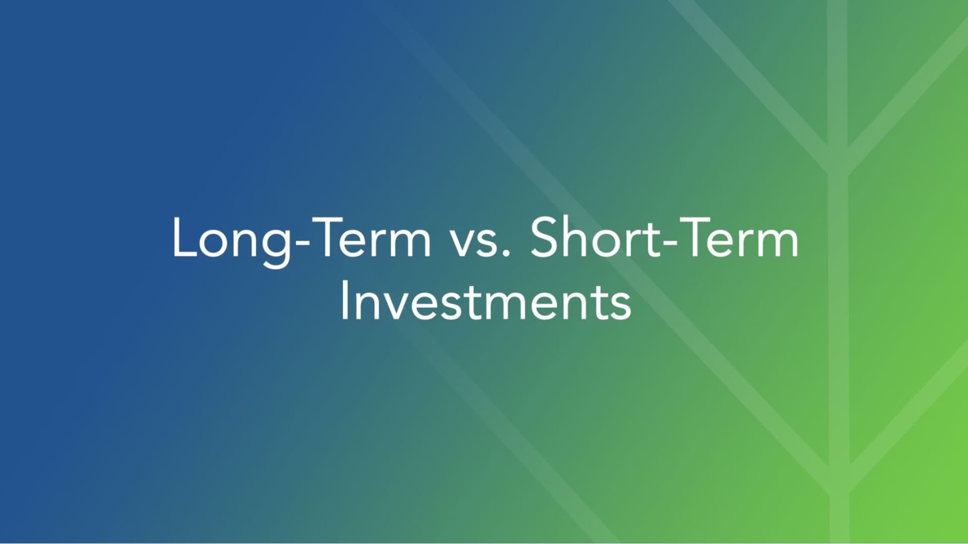 Difference Between Short Term And Long Term Finance Businesser