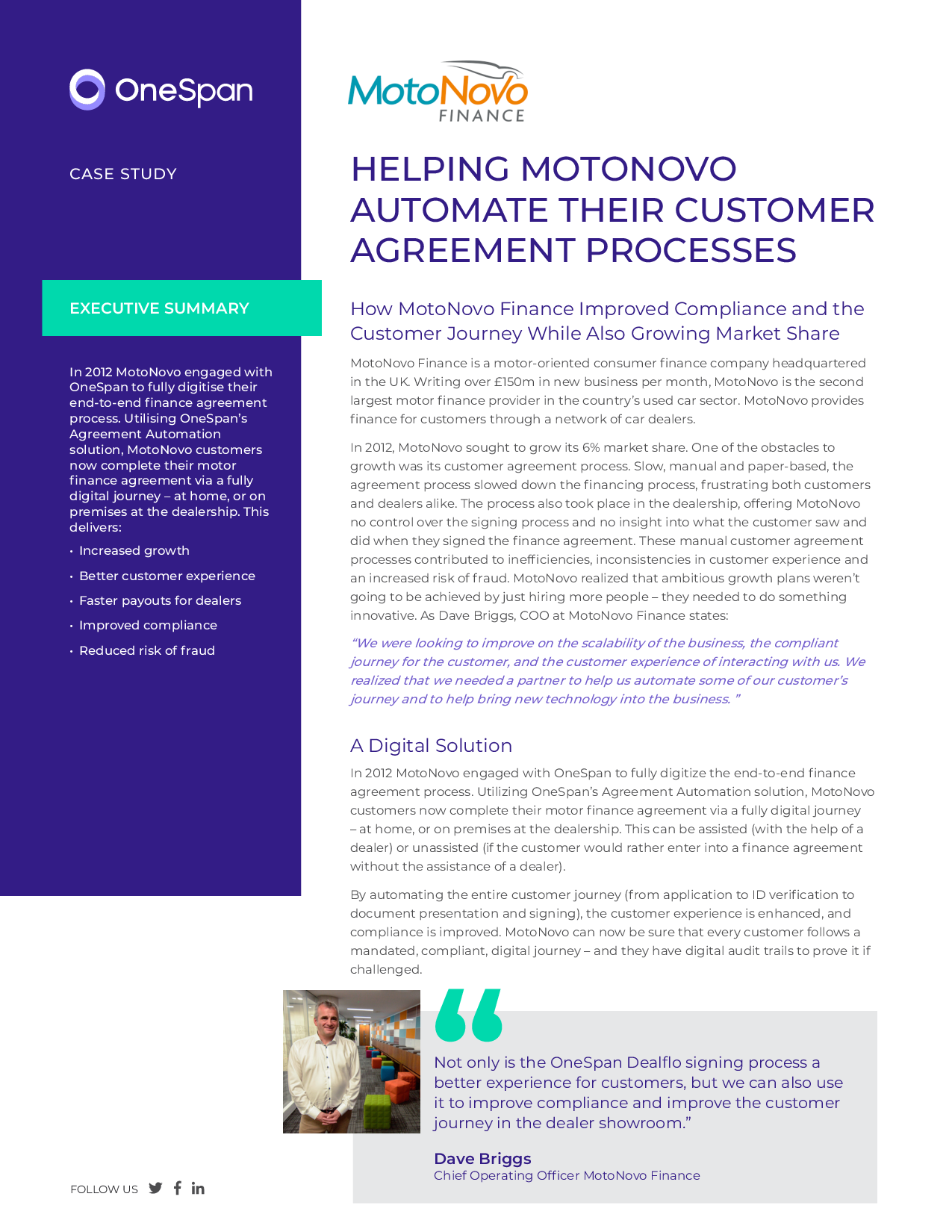 How Motonovo Finance Improved Compliance And The Customer Jo