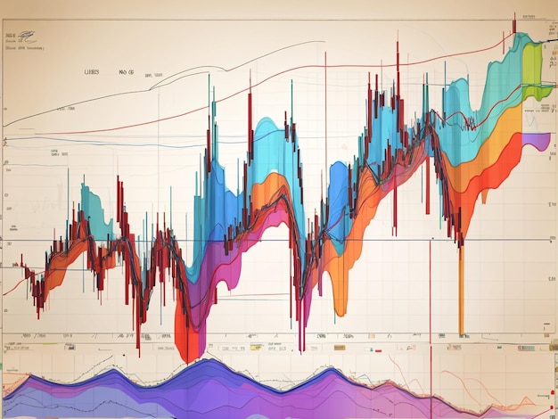 Premium Ai Image Financial Insights Colorful Diagrams And Stock