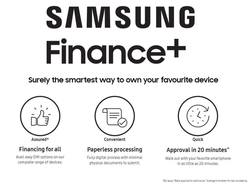 Samsung Finance Now Offers Finance Options To All Samsung Products