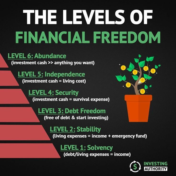 The Levels Of Financial Freedom Money Management Advice Finance