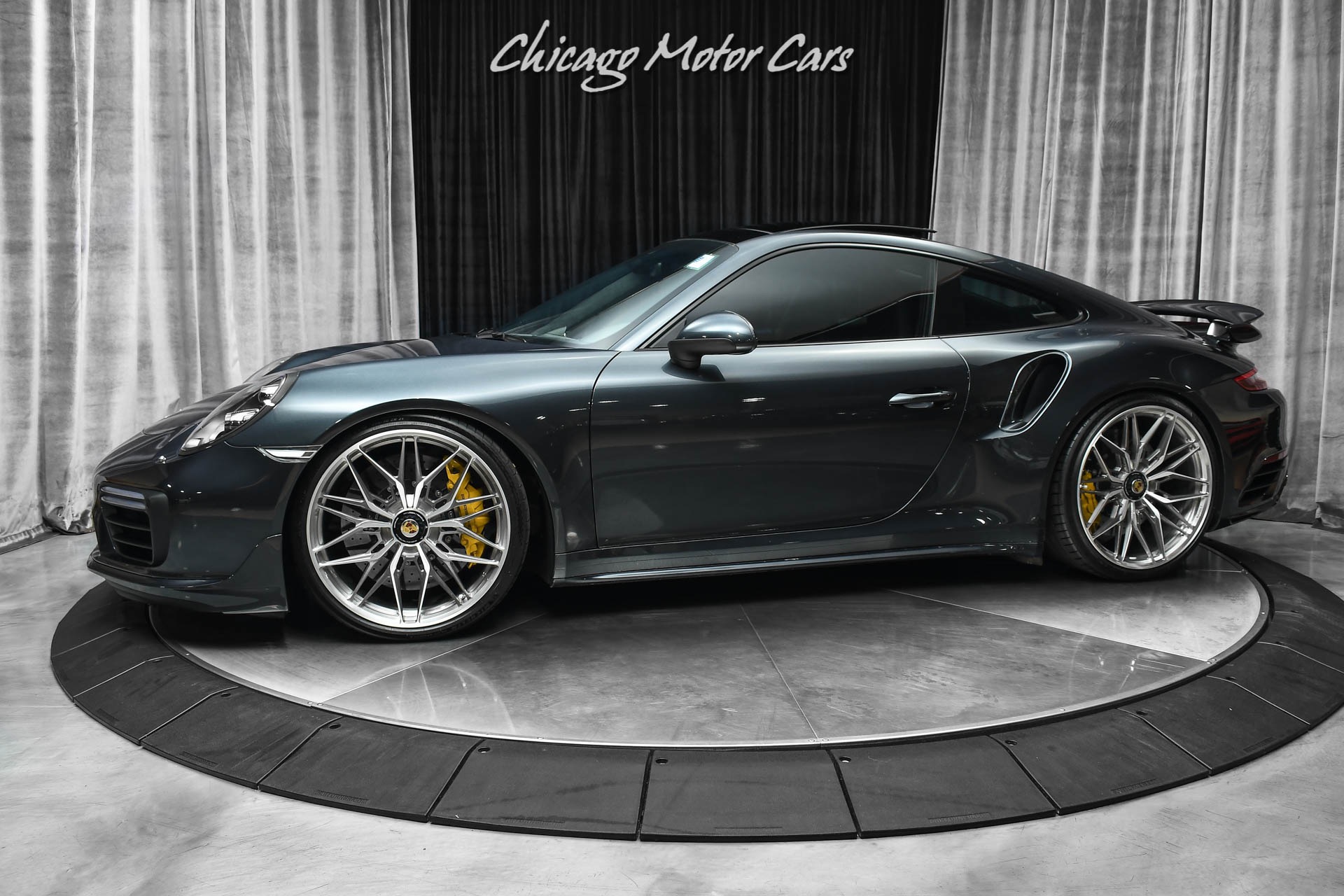 Used 2017 Porsche 911 Turbo S Coupe Pts Carbon Steel Gray Metallic